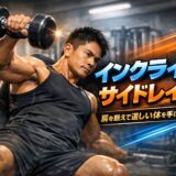 3分で解説！サイドレイズ首や僧帽筋に入れず三角筋中部に効かせる方法