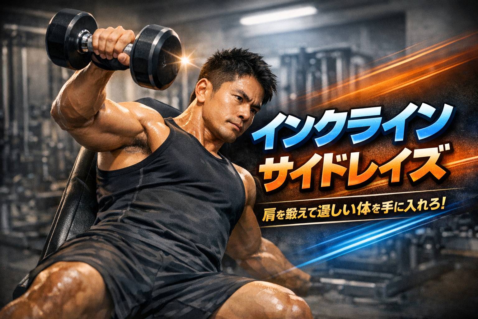 3分で解説！サイドレイズ首や僧帽筋に入れず三角筋中部に効かせる方法