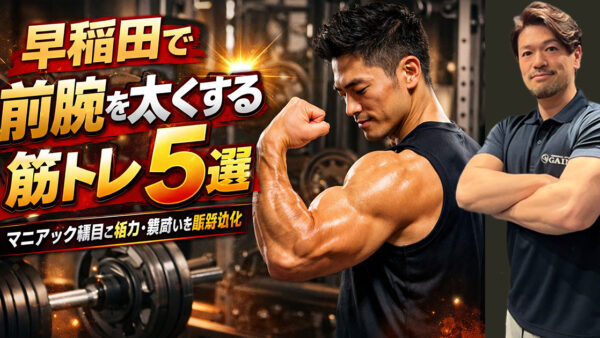 【2026年版】早稲田で前腕を太くする方法｜ゾットマンカール中心に最短で腕周りを強化