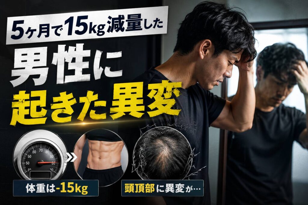 5ヶ月で15kg減量した男性に起きた異変