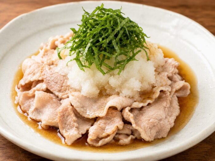 豚もも肉の大葉おろしポン酢