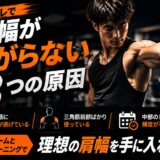 肩の筋トレで肩幅が広がらない原因とは？三角筋中部を大きくする正しいサイドレイズを徹底解説
